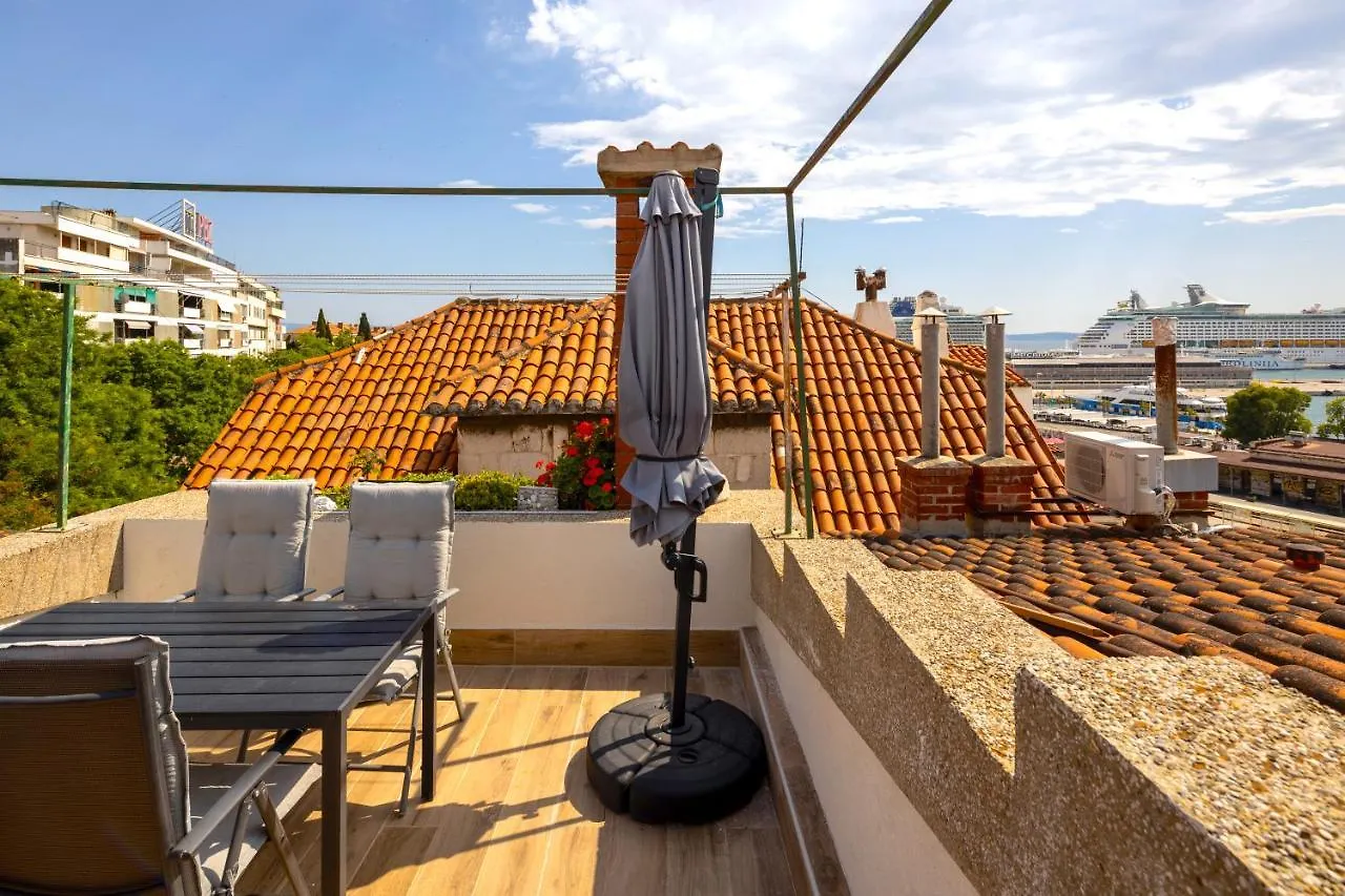 Luxury Apartment Olavia Rooftop Terrace & Seaview Split Horvátország